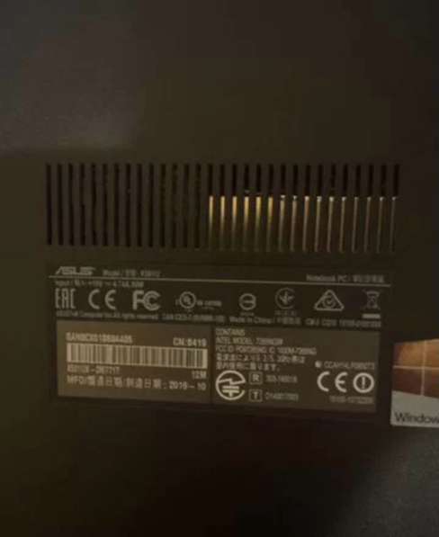 Продам ноутбук ASUS модели K501U