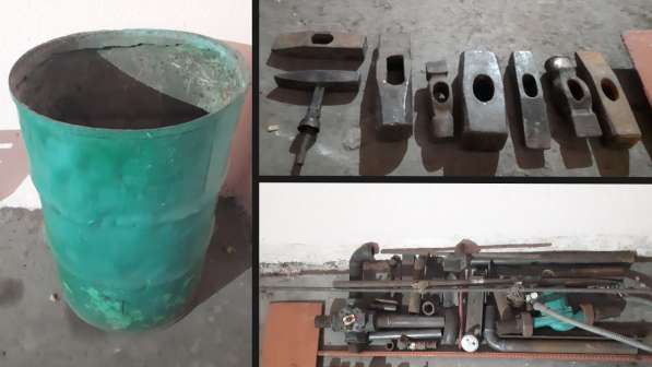 Металлолом (бочка железная тяжелая с вмятиной, молотки и тд)