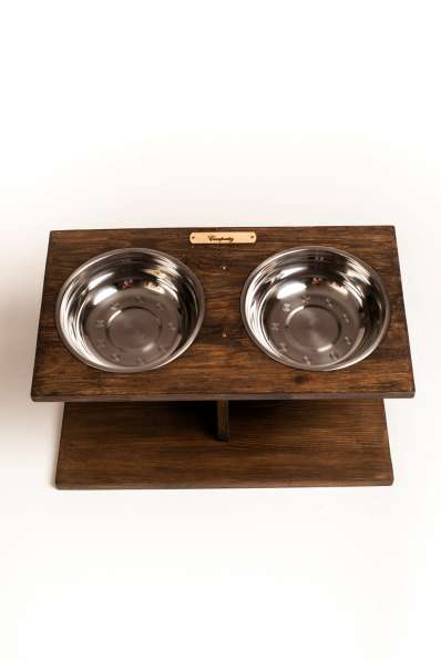 Подставка с 2 мисками 23 см, 1700 мл в Москве фото 5