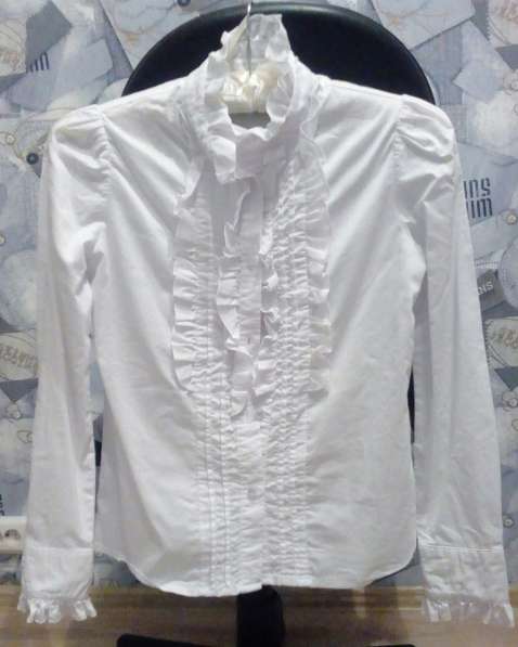 Блузка белая для девочки 7-9 лет в Тюмени фото 4