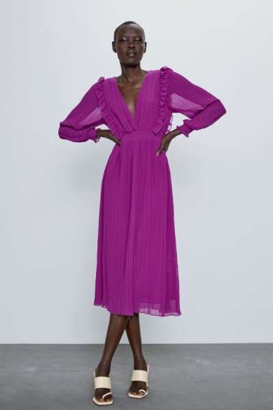 Платье фиолетовое Zara M в Москве