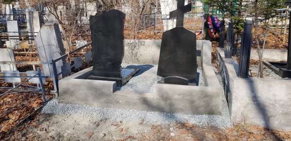 Памятники, благоустройства захоронений в Владивостоке фото 10