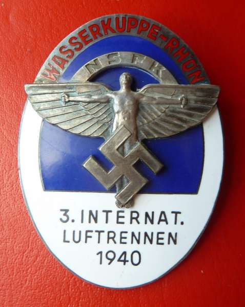 Германия 3 рейх знак 3 международные авиагонки NSFK 1940 г в Орле фото 5