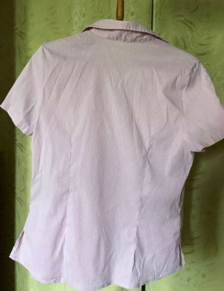 Рубашка в полоску с коротким рукавом в Аткарске фото 3