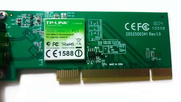 Адаптер TP-LINK TL-WN851ND Wireless N PCI 802.11n/2.4Hz/300 в Челябинске