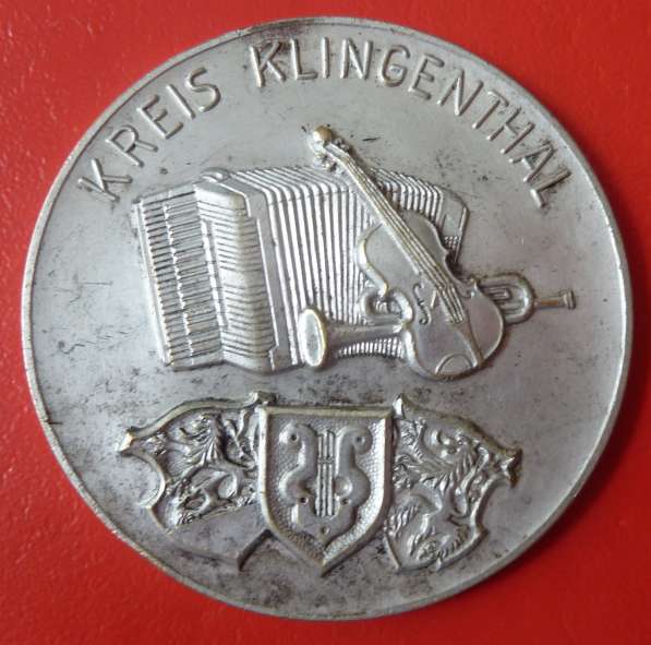 Германия Медаль Музей музыкальных инструментов Клингенталь в Орле фото 3