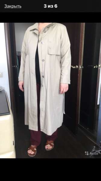 Плащ женский бежевый в Москве фото 5