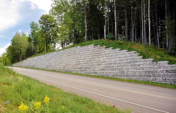 Подпорные стены для автодорог, берегоукрепления, для парков в Санкт-Петербурге фото 3
