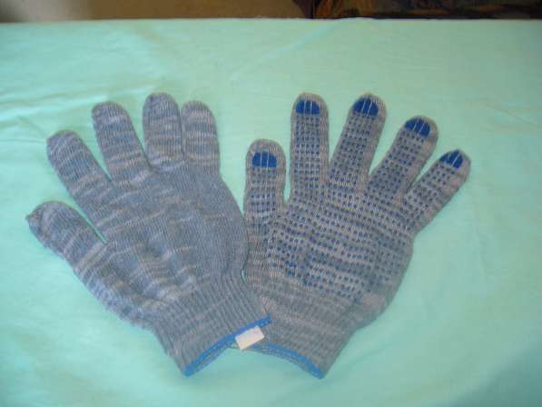 Рабочие перчатки х/б с пвх покрытием 7кл и 10 кл в Белово фото 4