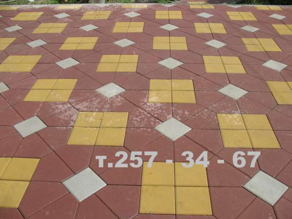 Укладка тротуарной плитки и брусчатки в Воронеже фото 10
