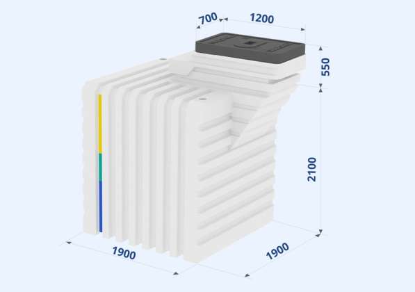 Пластиковый погреб Тингард от завода в Туле фото 5
