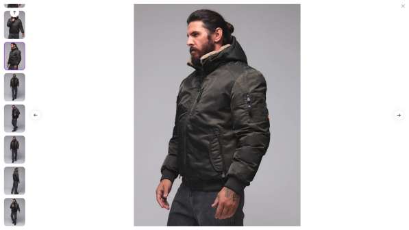 Куртка зимняя мужская пилот (бомбер) в Петрозаводске фото 10