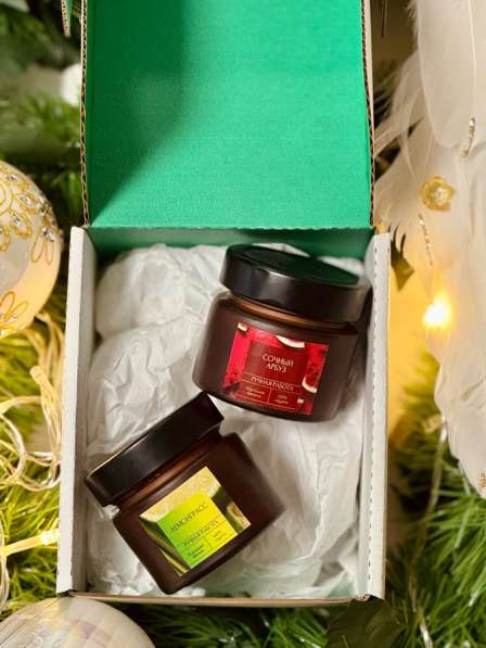 Подарочный новогодний набор свечей в Москве фото 5