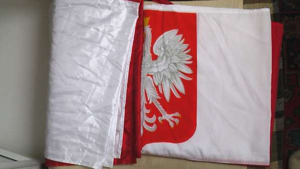 Флаги польские с гербом и без. новые