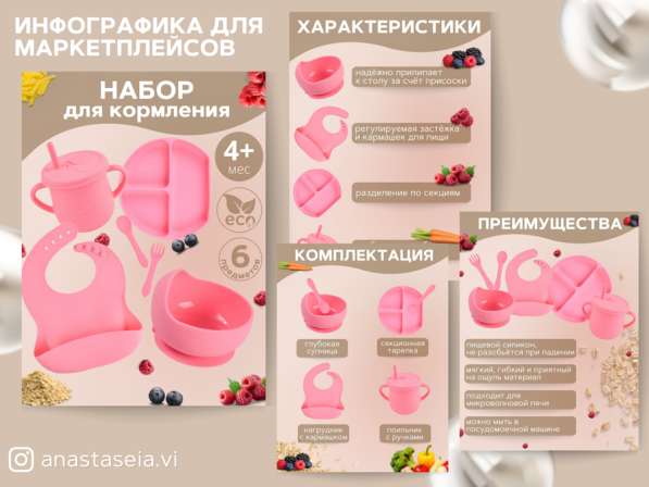 Инфографика для маркетплейсов Wildberries, Ozon в Уфе фото 6