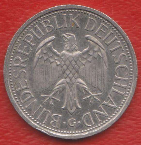 Германия ФРГ 1 марка 1989 г. G Карлсруэ в Орле