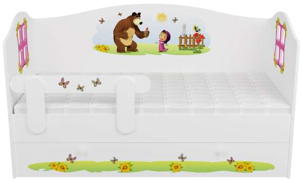 Кровать-домик MyMilly Маша и медведь
