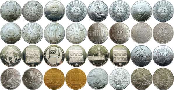 Австрийские юбилейные монеты в Москве фото 3