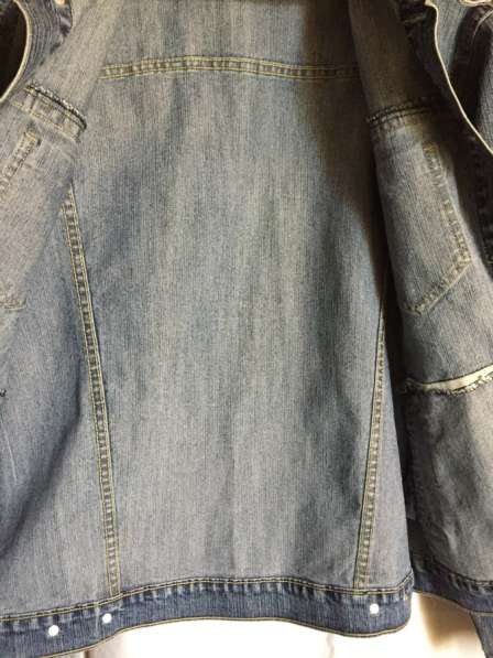 Куртка джинсовая на мальчика М(152-158см),б/у в Волгограде фото 4