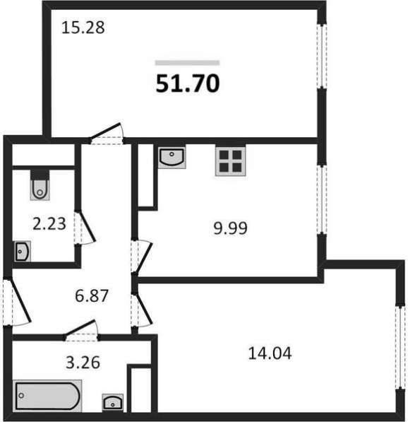 Продам двухкомнатную квартиру в Санкт-Петербург.Жилая площадь 51,70 кв.м.Этаж 2.Дом монолитный.