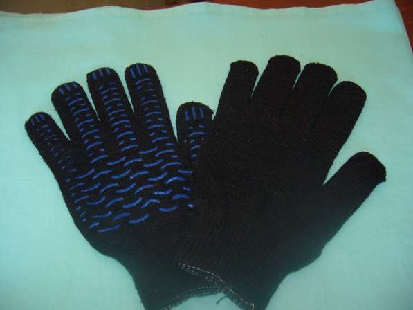 Рабочие перчатки х/б с пвх покрытием 7кл и 10 кл