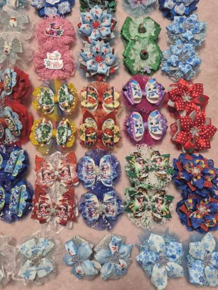 Зимние бантики для девочек в Москве фото 10