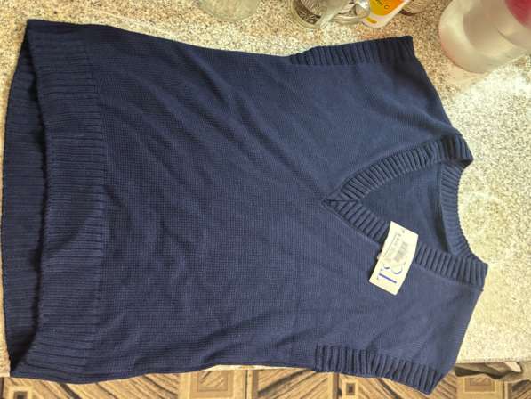 Жилет темно синий