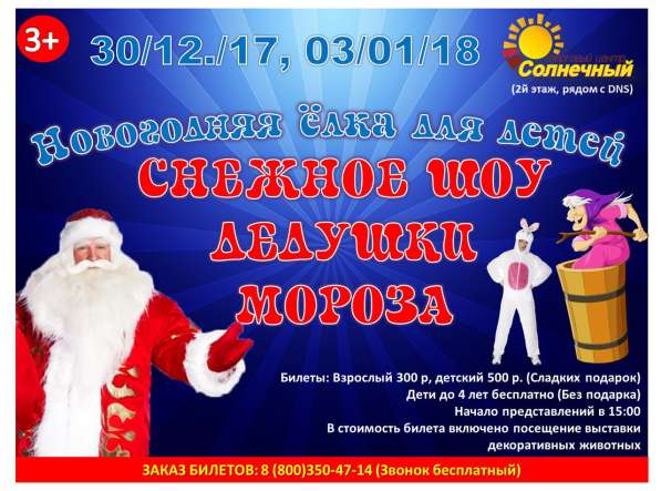 Новогодние представления в Костроме в Костроме