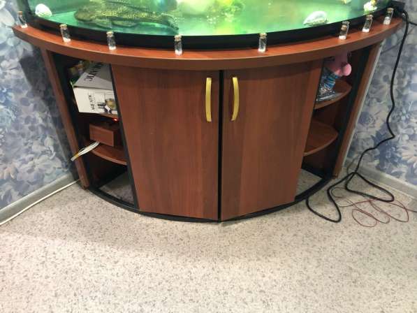 Угловой аквариум 360 литров в Мурманске фото 3