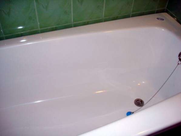 Реставрация ванны . Установка акриловых вкладышей в ванну