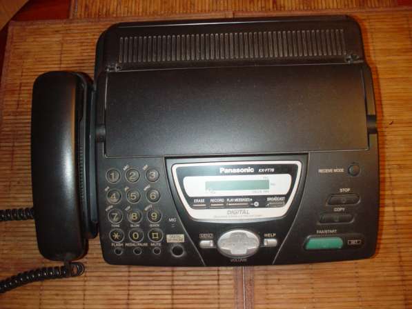 Факс Panasonic KX - FT 78. Практически новый телефон-факс