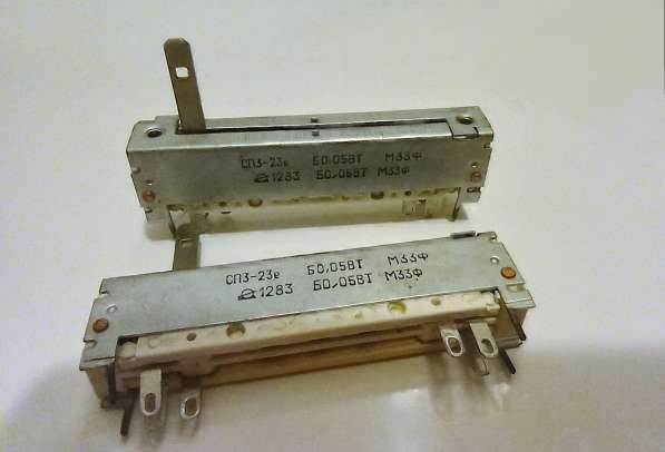 Резистор переменный СП3-23е 330 кОм, стерео