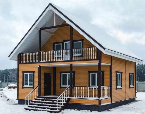 Каркасный двухэтажный дом 98м2 от 650т. рублей!!! в Москве фото 6