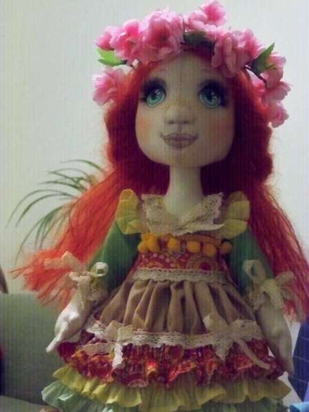 Текстильная интерьерная кукла АЛЁНКА. Россия в Тольятти фото 5