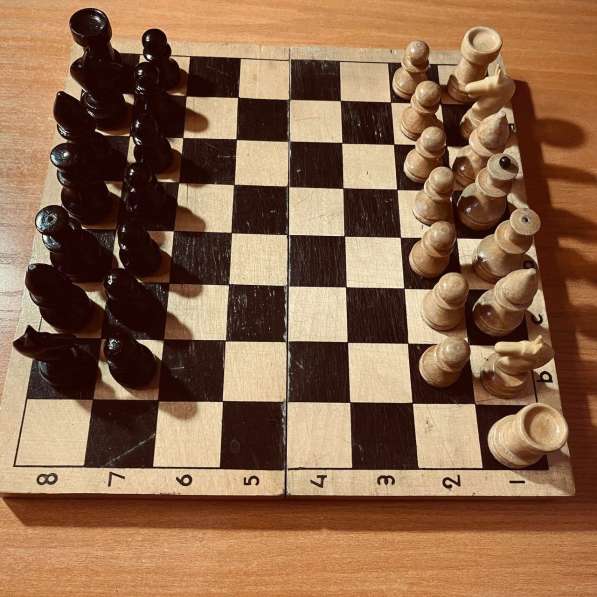 Шахматы, советские, деревянные