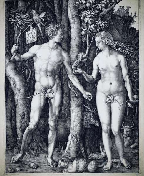 Obraz. Albrecht Durer „Adam and Eve”