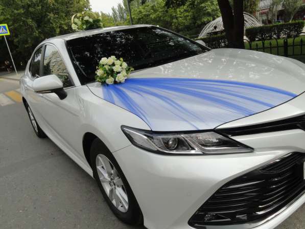 Кортеж из автомобилей Toyota на свадьбу, машины и украшения в Волгограде фото 8