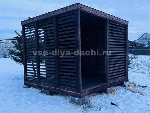 Беседки ЛОФТ садовые под ключ в Москве фото 9