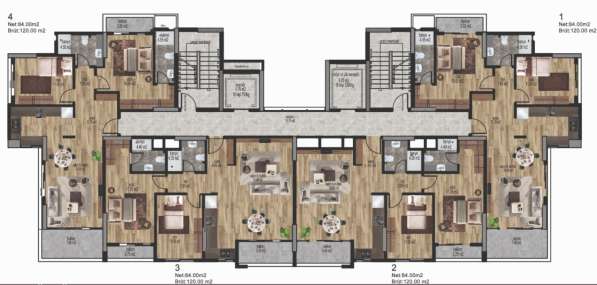 3-к. квартира 120м&sup2; Турция, Мерсин, Мезитли в фото 8