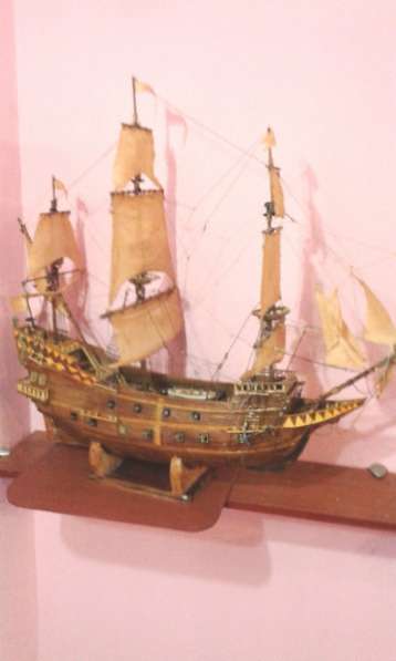 деревянная модель парусного корабля в Магнитогорске фото 3