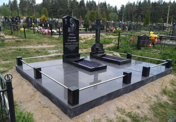 Памятники и благоустройство мест захоронения Заславль в фото 7