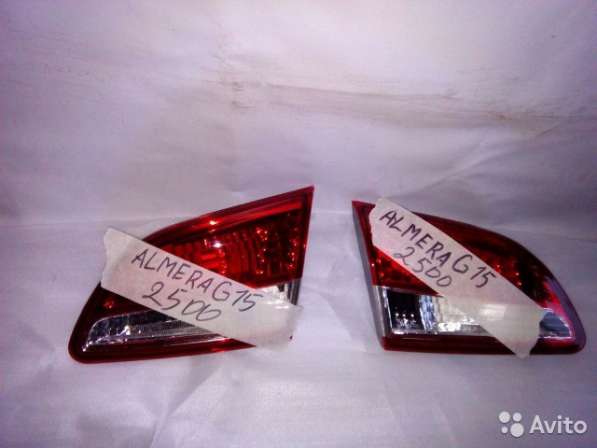 Комплект фонарей Nissan Almera G15
