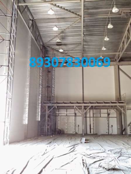 Покрас металлоконструкций, башен, труб, фасадов. Такие работ в Рязани