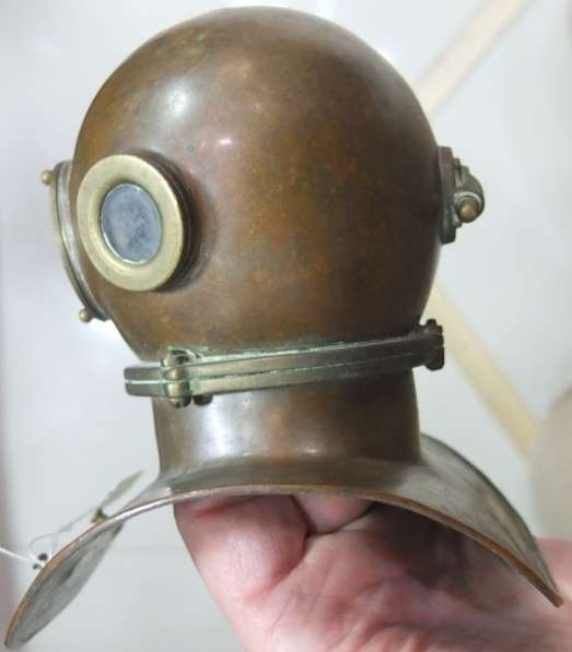 Водолазный шлем бронза, уменьшенная копия настольная в Ставрополе фото 5