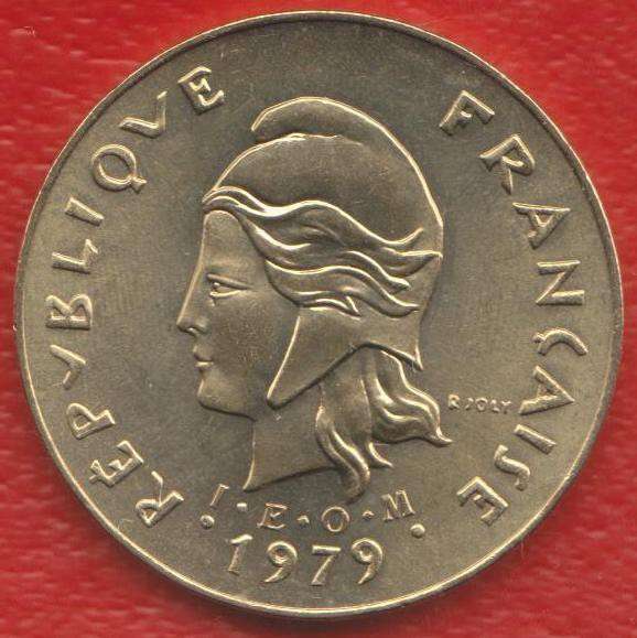 Новые Гебриды Французские 5 франков 1979 г. в Орле