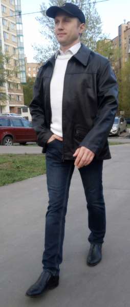 Куртка кожаная мужская Италия в Москве фото 7