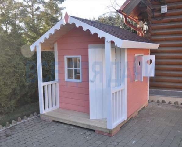 Детский домик деревянный для дачи