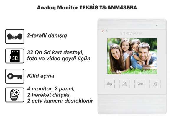 ANALOQ DOMOFON SİSTEMİ KAMPANİYA в фото 4
