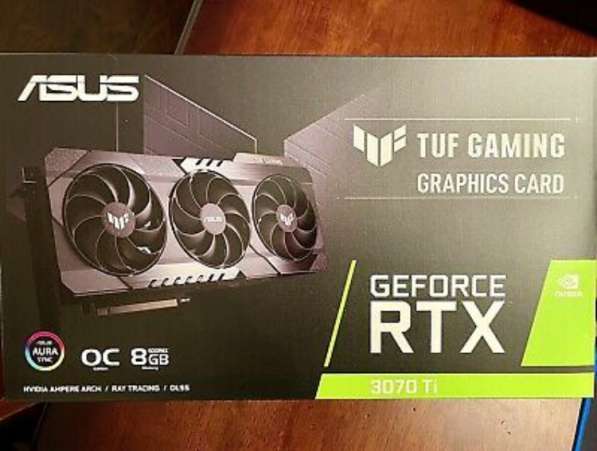 For sell brand new ASUS TUF Gaming GeForce RTX 3070 Ti в 