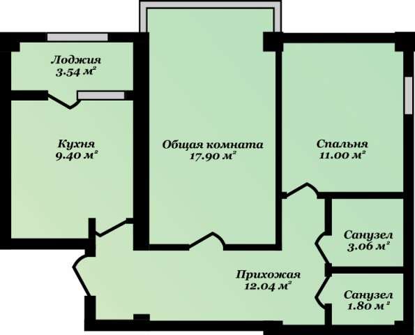 В продаже 2 к/квартира 60 м2 по ул. Руднева Севастополь в Севастополе фото 4